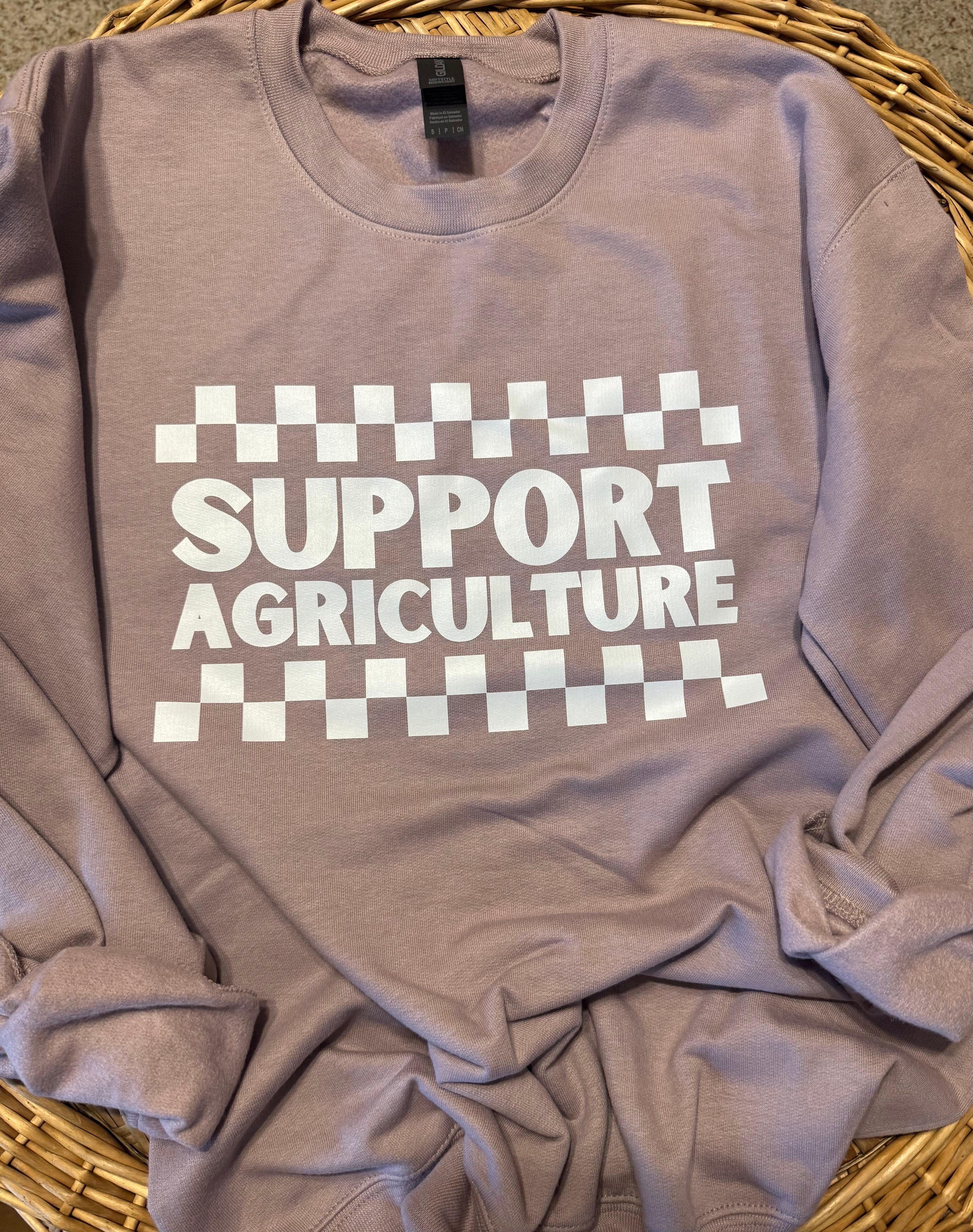 Support Agriculture Crewneck