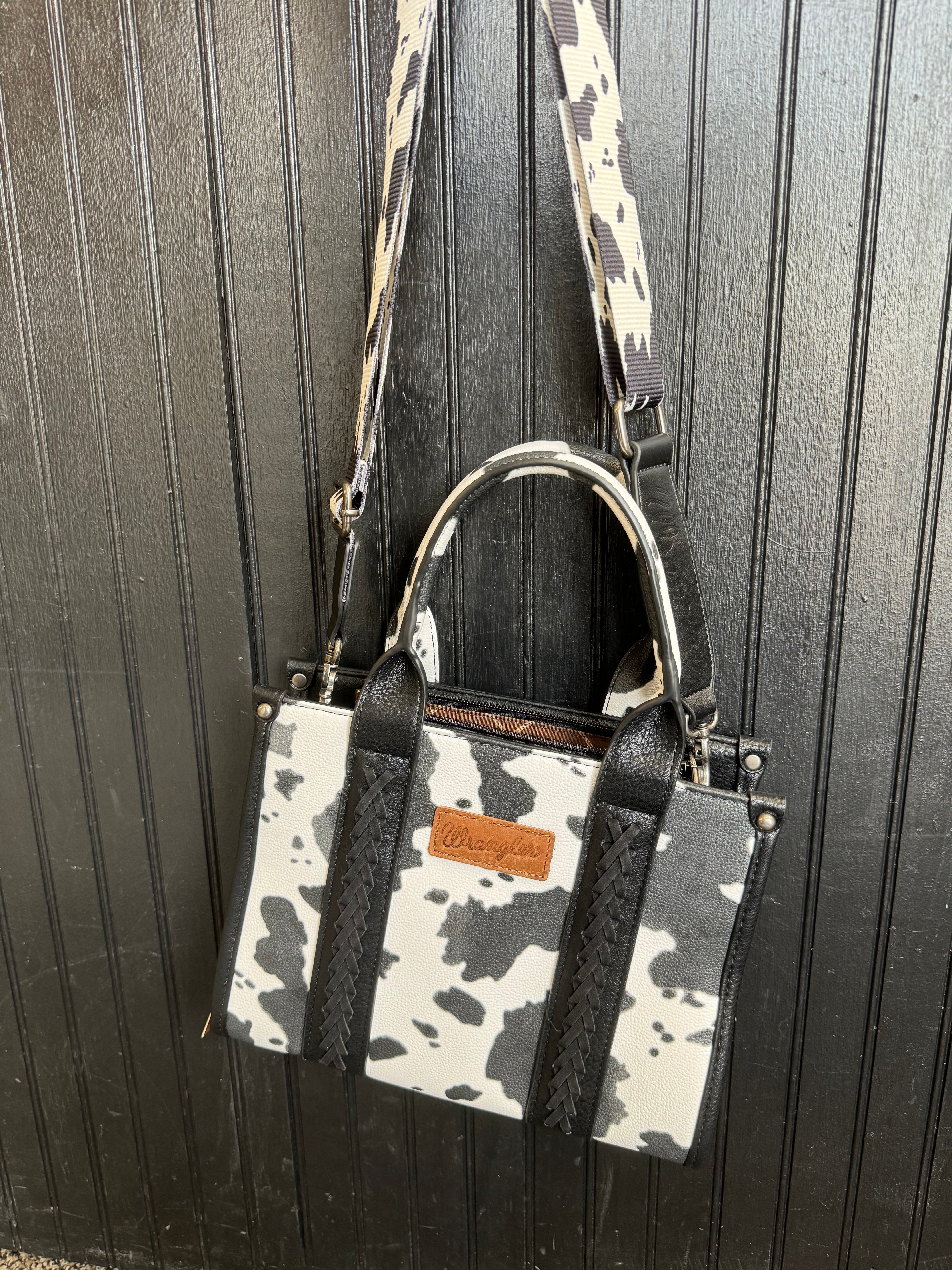 Cow print Wrangler Bags