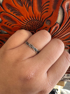 Braided Stacker Ring