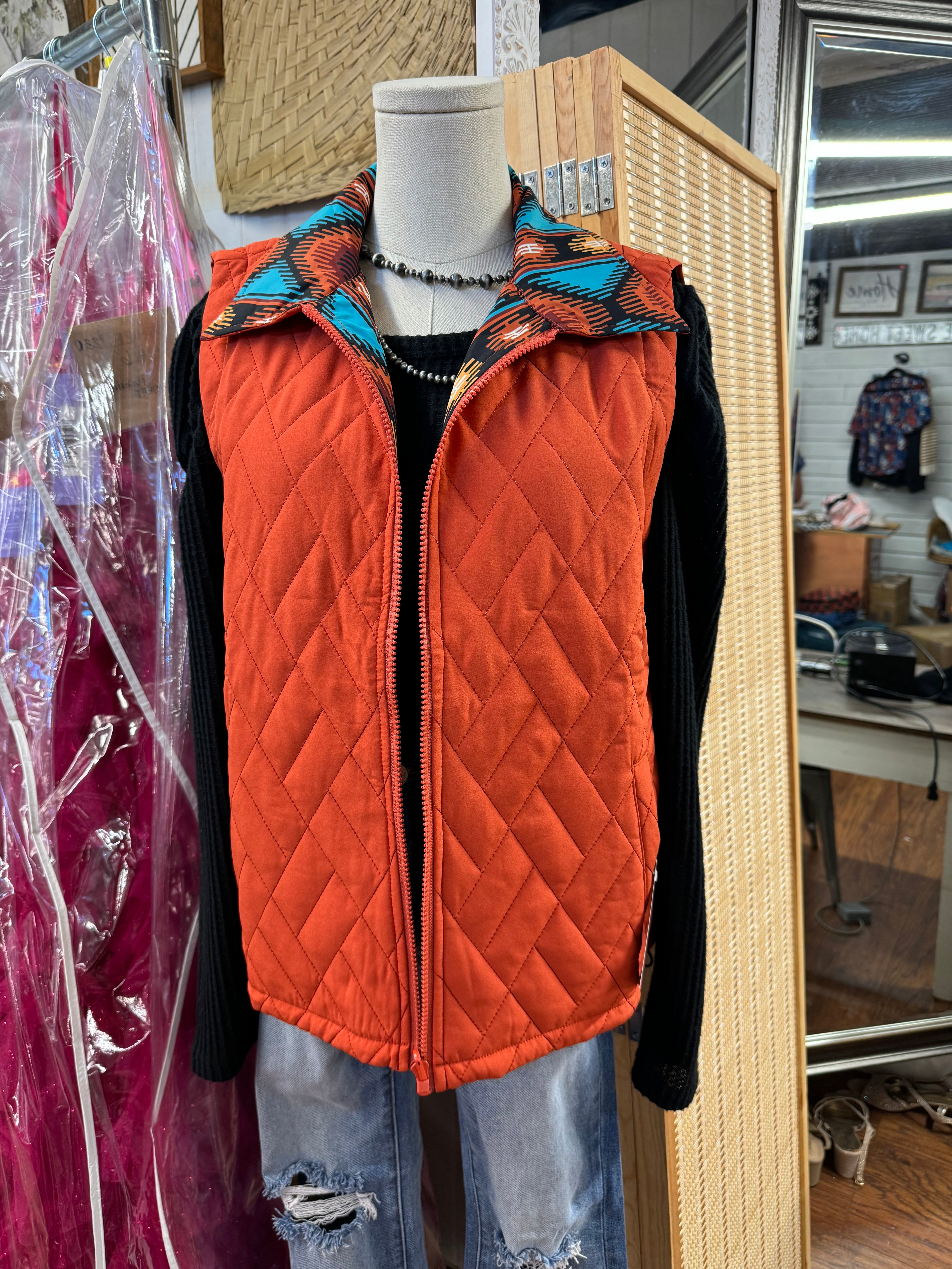 Reversible Orange Vest