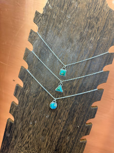 Turquoise Mini Pendant Necklace