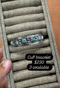 Turquoise Square Cuff Bracelet