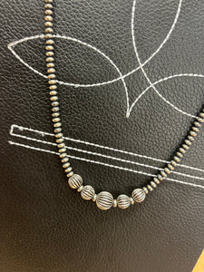 Rondell + Graduated Corrugated Pearls