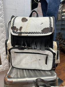 ‘Lil bit of Fringe Cowhide Backpack